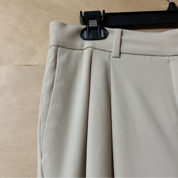 Aritzia | Babaton Vogue Pants Wool High Waisted Pleated Trousers Tapered Size 10 - Picture 4 of 15